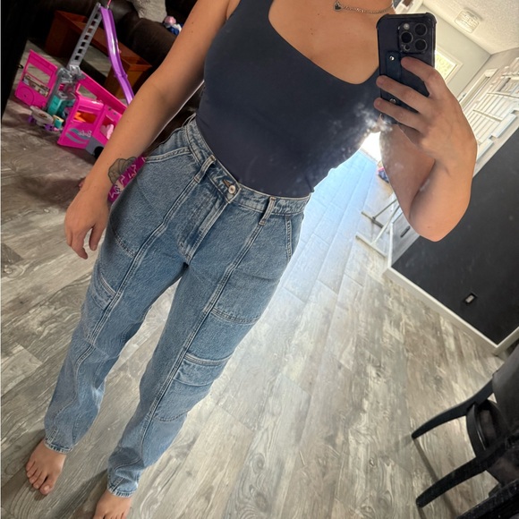 Abercrombie & Fitch cargo Denim Jeans - Picture 3 of 4